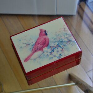 Vintage Ruege Wooden Music Box I'd like to teach the world to sing